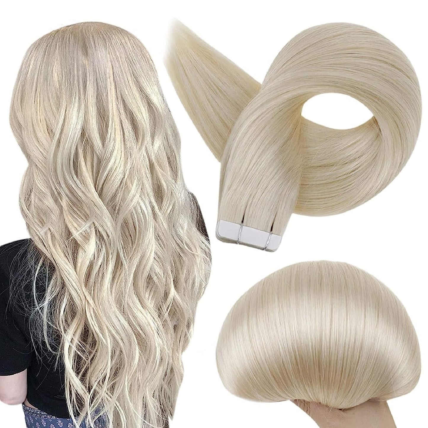 Narcia Remy Siberian - Tape - 24" - VIP Extensions