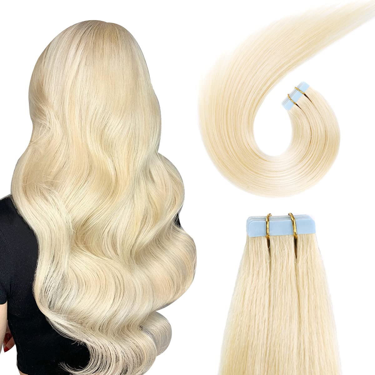 Narcia Remy Siberian - Tape - 24" - VIP Extensions