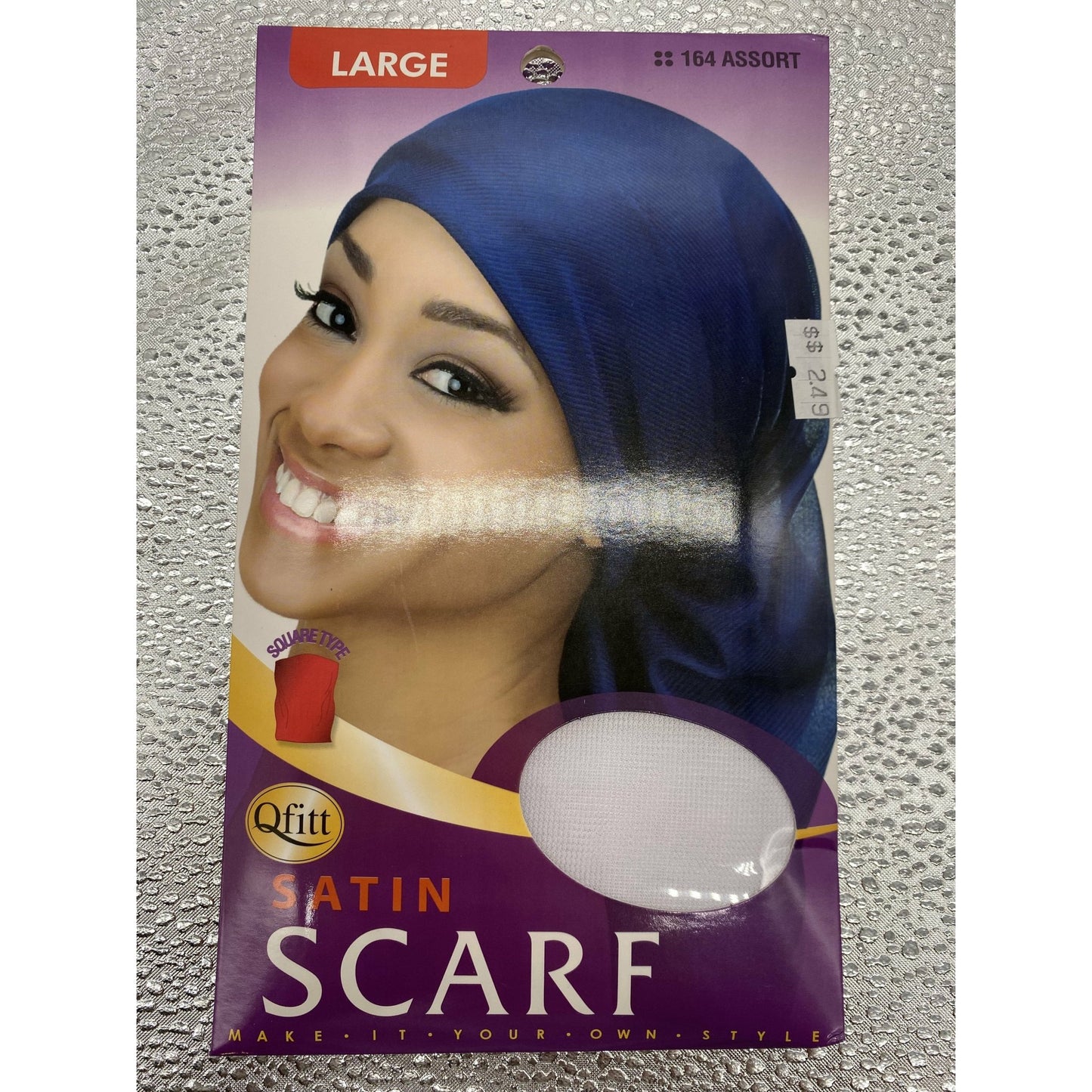 Qfitt Satin Scarf LARGE - VIP Extensions