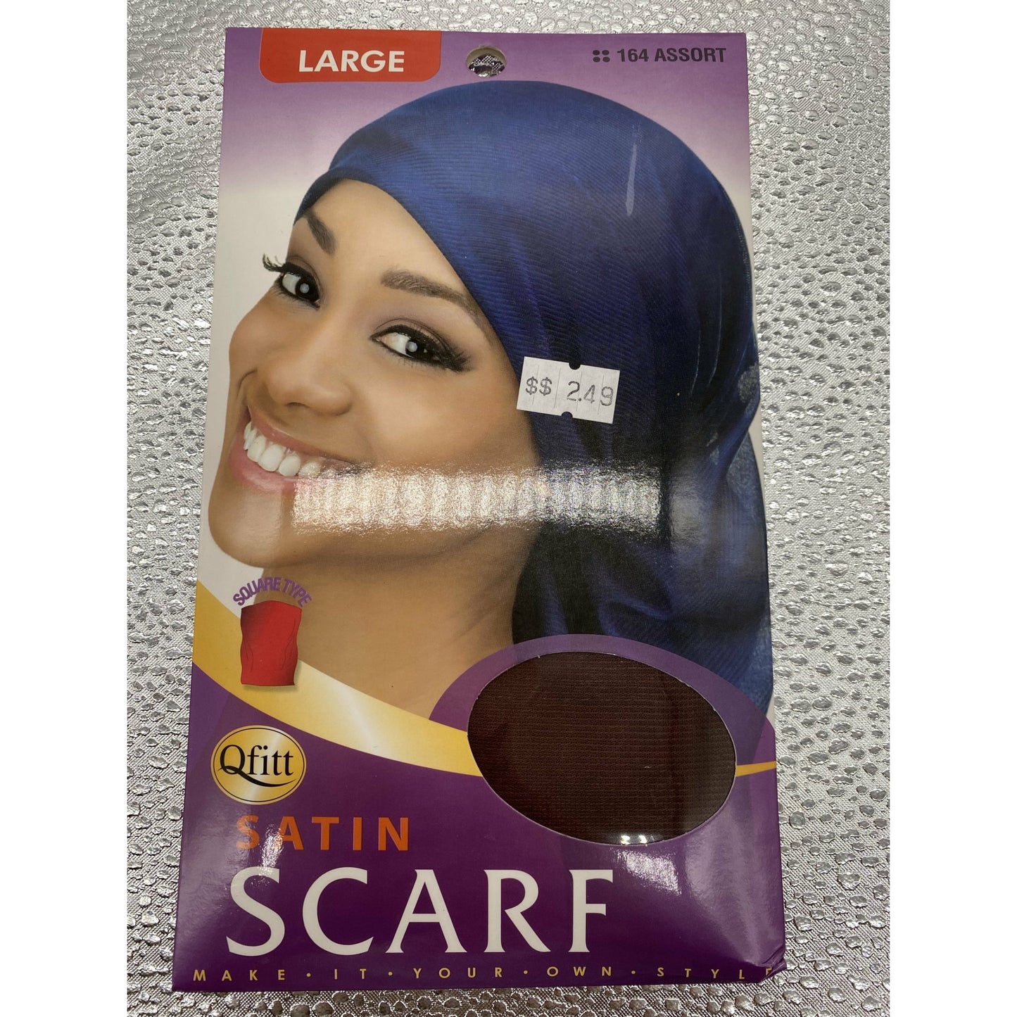 Qfitt Satin Scarf LARGE - VIP Extensions