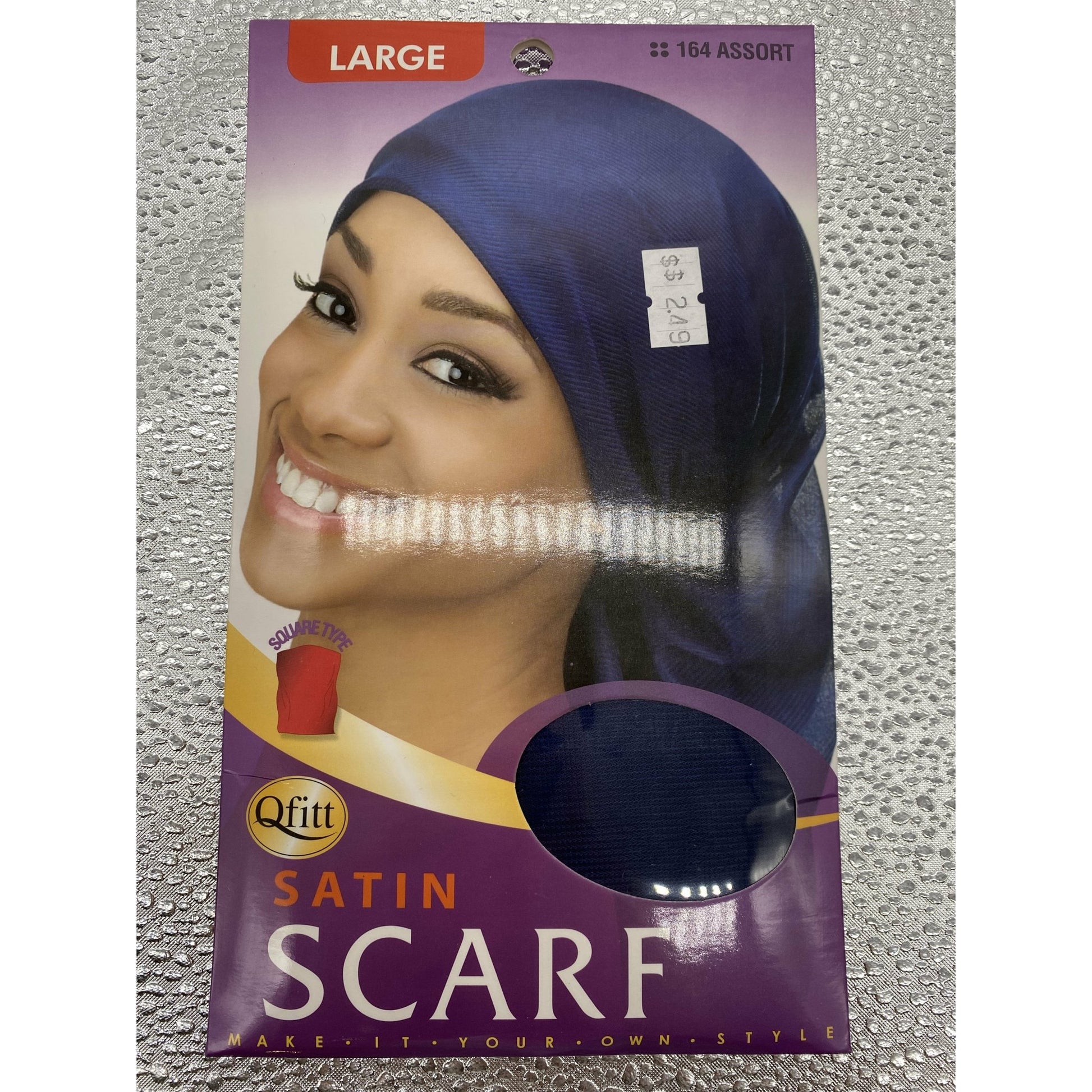 Qfitt Satin Scarf LARGE - VIP Extensions