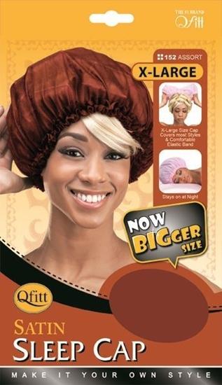 Qfitt X - Large Satin Sleep Cap - VIP Extensions