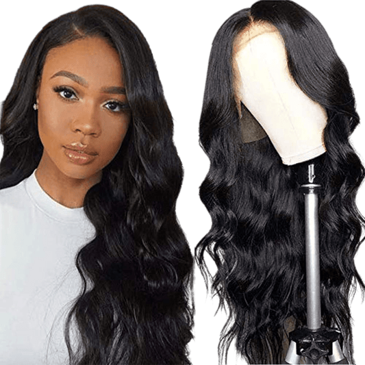 RIO Body Wave Human Hair Front Lace Wig - Natural Black - VIP Extensions