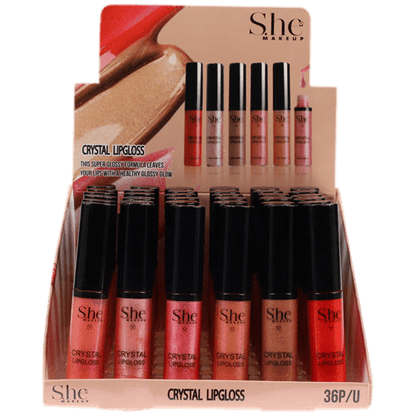 S.HE GLITTERED CRYSTAL LIPGLOSS - VIP Extensions