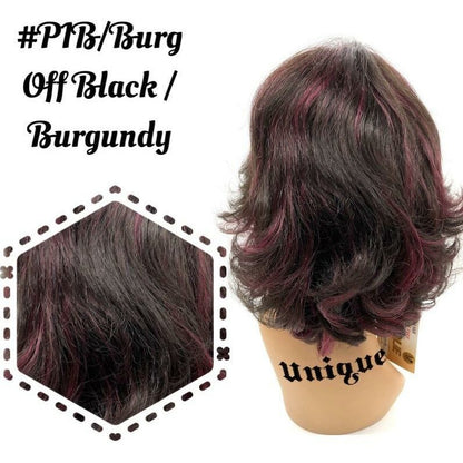 Unique's 100% Human Hair Full Wig / Style "A6" - VIP Extensions