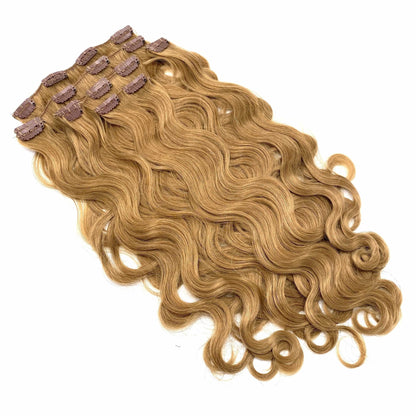 VIP Clip Extensions/ Body Wave 18" - ClipeX System - VIP Extensions