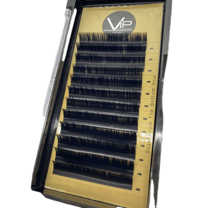 VIP Eyelashes - Faux Mink Lash Extension 12 lines B Curve 0.07 - VIP Extensions