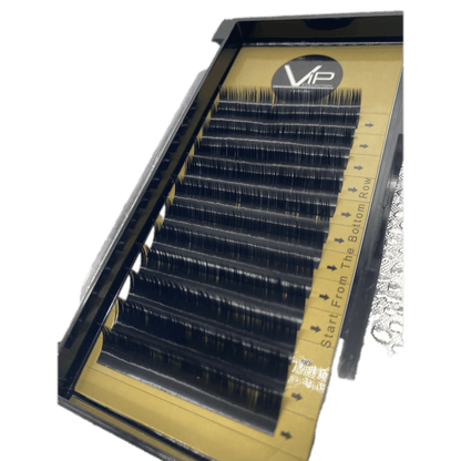 VIP Eyelashes - Faux Mink Lash Extension 12 lines J Curve 0.07 - VIP Extensions