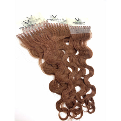 VIP M - Tip System (Tape extensions 100 strands) / Wavy 18" - VIP Extensions