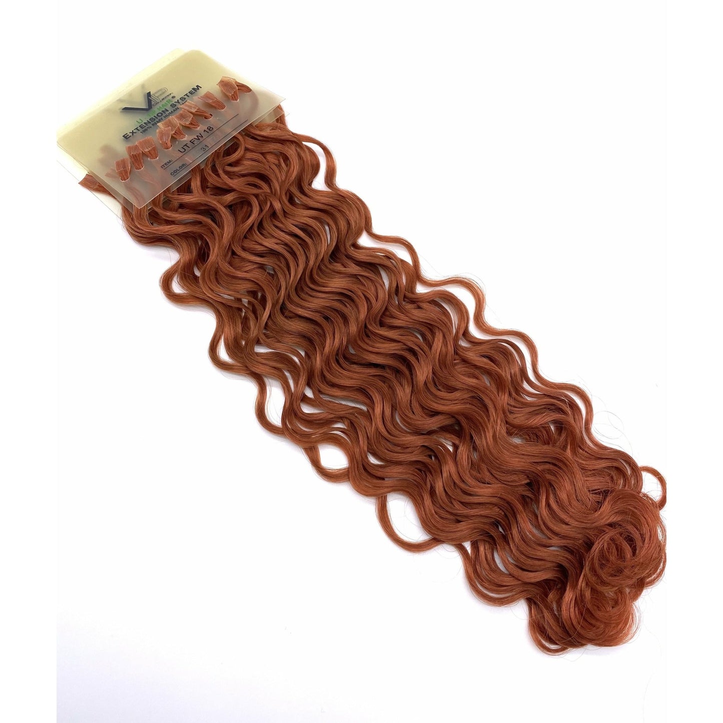 VIP U - Tip System / Curly 18" - VIP Extensions