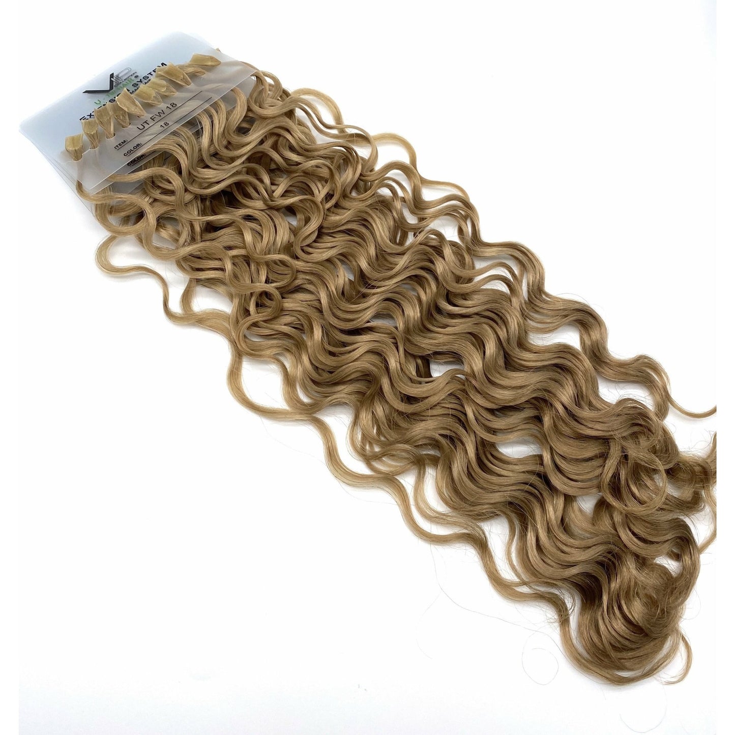 VIP U - Tip System / Curly 18" - VIP Extensions